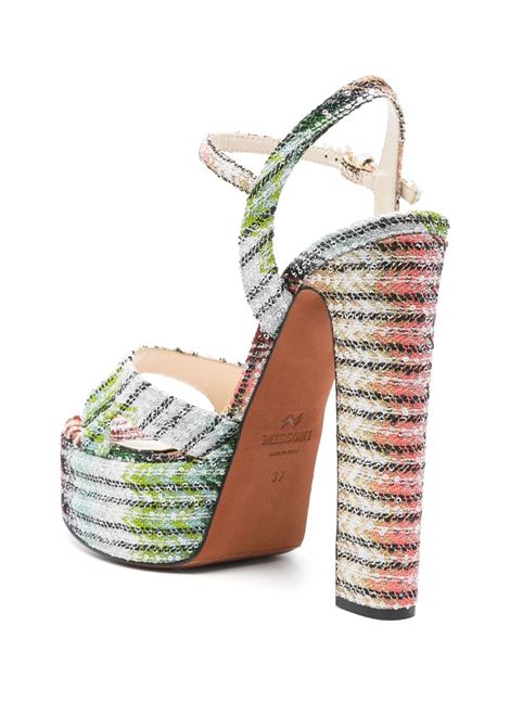 Multicolour 145mm sequinned sandals Missoni - women MISSONI | MWF092080