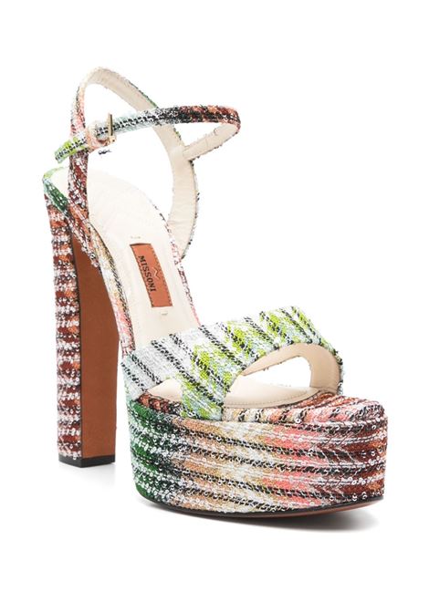 Multicolour 145mm sequinned sandals Missoni - women MISSONI | MWF092080