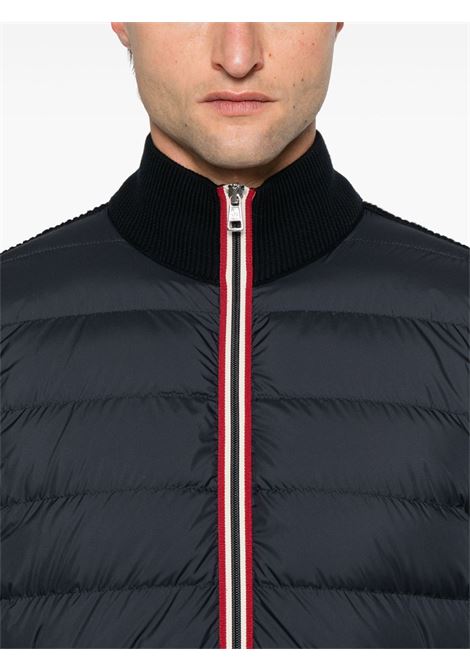 Cardigan imbottito in blu Moncler - uomo MONCLER | 9B00006M1367779