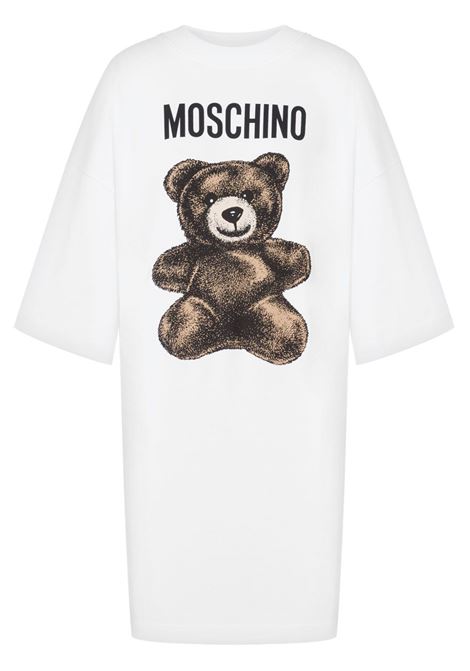 White Teddy Bear mini dress Moschino - women