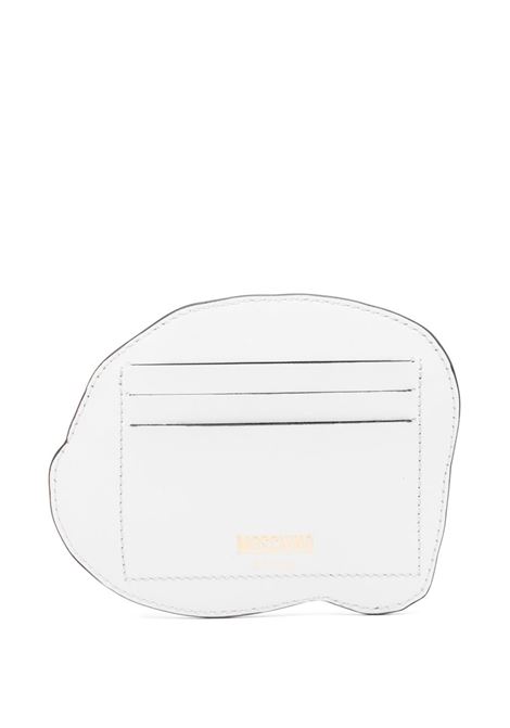 White eggs card holder Moschino - women MOSCHINO | MC5610PP1MOL110D