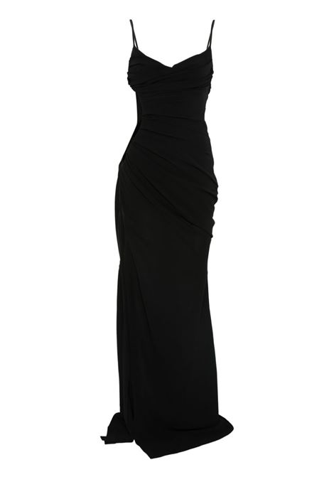 Abito da sera Illusion con dettaglio cut-out in nero Mugler - donna MUGLER | 25P1RO170536919991