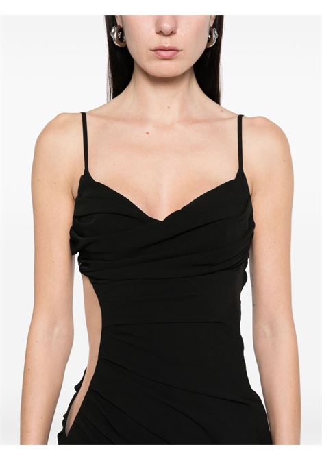 Abito da sera Illusion con dettaglio cut-out in nero Mugler - donna MUGLER | 25P1RO170536919991