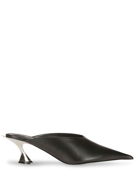 Mules Fang a punta 55mm in nero Mugler - donna MUGLER | Mules | MUSS24SC021CL001