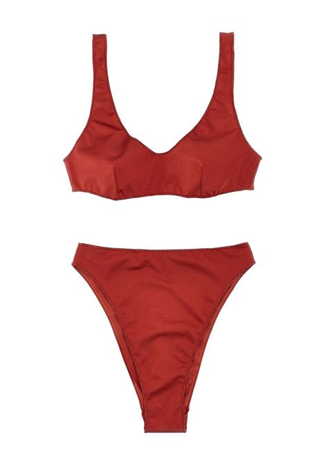 Red Sporty Bra 90s bikini Oséree - women