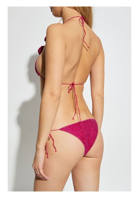 Fuchsia pink rose-appliqué bikini Oséree - women OSÉREE | FTS249FX