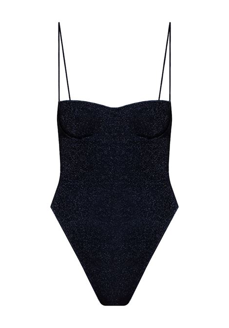 Night blue lurex one-piece swimsuit Oséree - women OSÉREE | LMS250NGHTBL