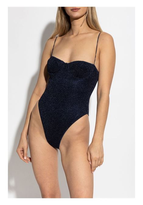 Night blue lurex one-piece swimsuit Oséree - women OSÉREE | LMS250NGHTBL