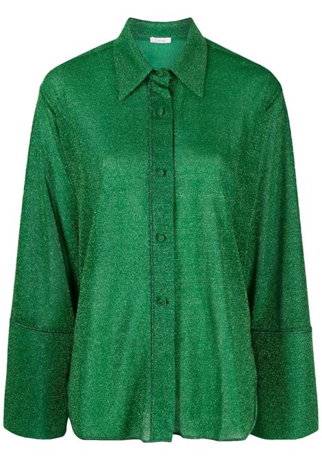 Camicia a maniche lunghe in lurex multicolore Oséree - donna