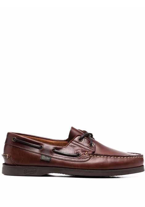 Brown Barth lace-up boat shoes Paraboot - men