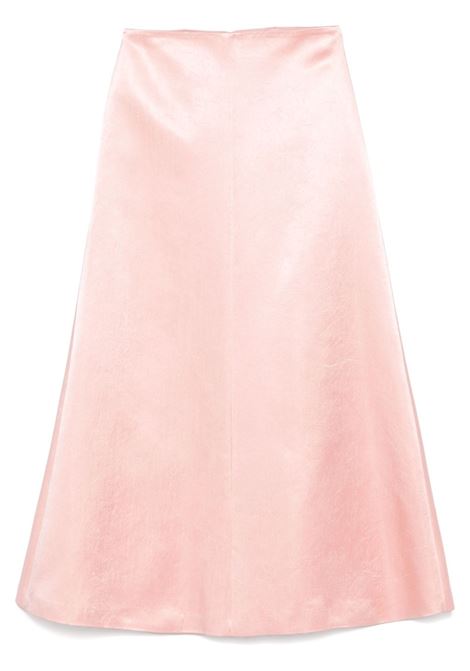 Salmon pink satin skirt  Philosophy di Lorenzo Serafini - women PHILOSOPHY DI LORENZO SERAFINI | Skirts | 011607230132