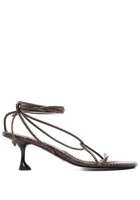 Brown 60mm Tee sandals Proenza schouler - women PROENZA SCHOULER | Sandals | SH251014207