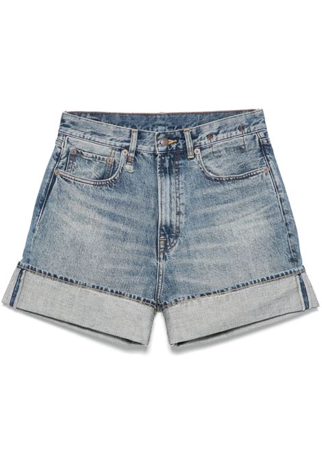 Blue Nina shorts R13 - women R13 | Shorts | R13WD110D213A