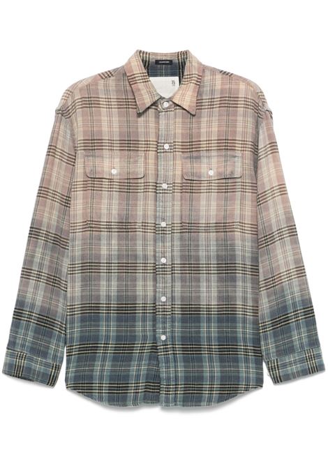 Multicolor light brown checked shirt R13 - women