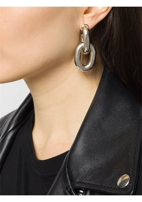 Silver chunky drop-chain earrings - women RABANNE | 20HBB0024MET083P040