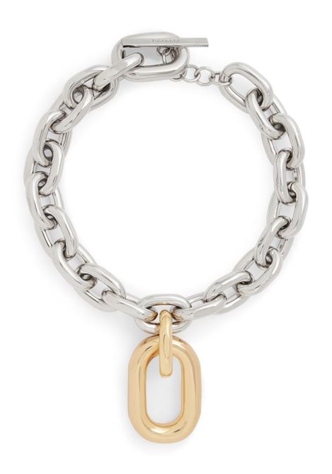 Collana XL a catena in oro e argento Rabanne - donna