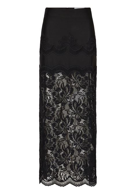 Black lace maxi skirt Rabanne - women RABANNE | 25PJJU021PA0170P001