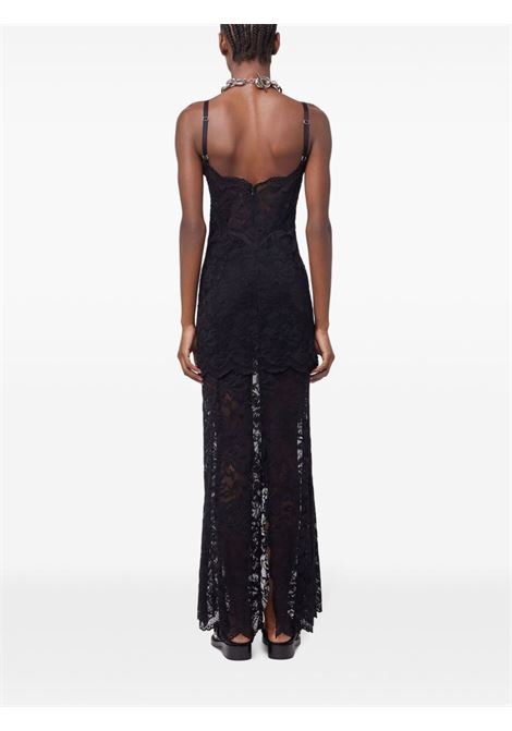 Black lace maxi dress Rabanne - women RABANNE | 25PJRO027PA0170P001