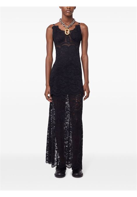 Black lace maxi dress Rabanne - women RABANNE | 25PJRO027PA0170P001