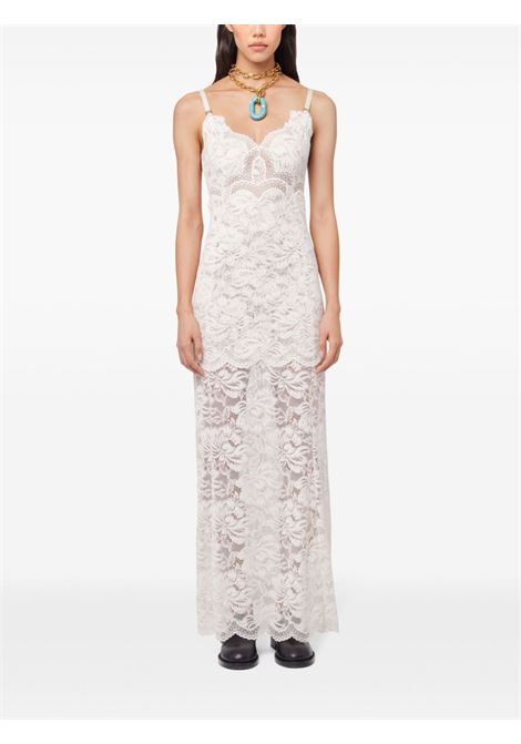 Ivory lace maxi dress Rabanne - women RABANNE | 25PJRO027PA0170P105