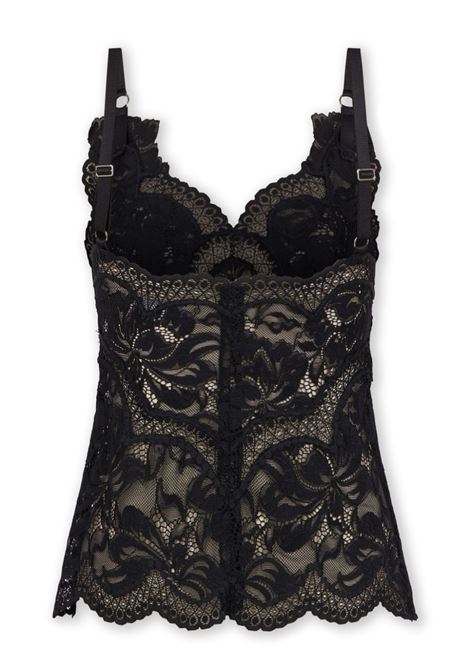 Black lace tank top Rabanne - women RABANNE | 25PJTO043PA0170P001