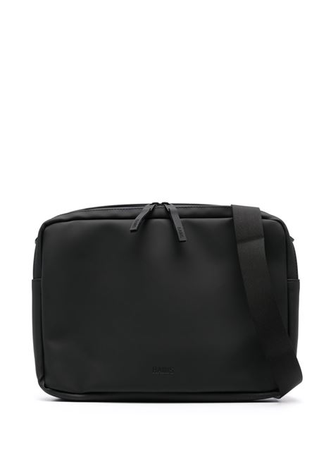 Black waterproof laptop case Rains - unisex