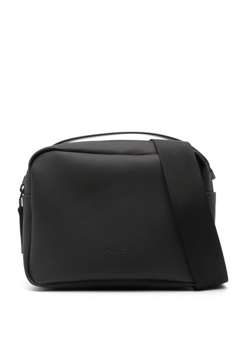 Borsa con logo inciso in nero di Rains - unisex