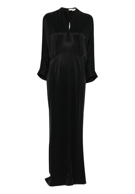 Black satin-finish maxi dress Remain - women REMAIN | 502351100