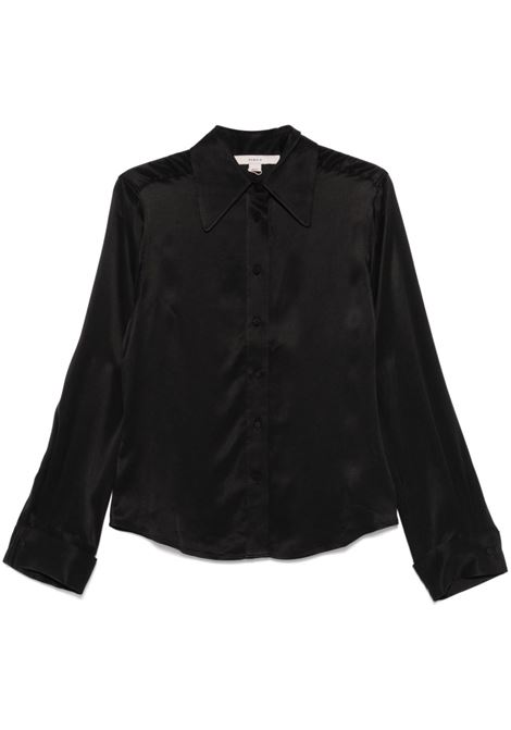 Black long-sleeved shirt Remain - women