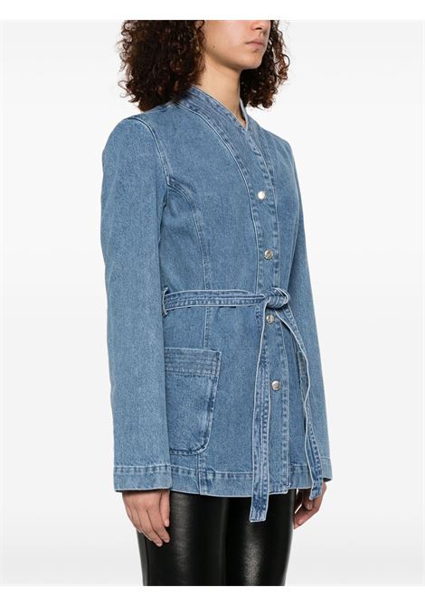 Light blue belted denim jacket Remain - women REMAIN | 5023752615