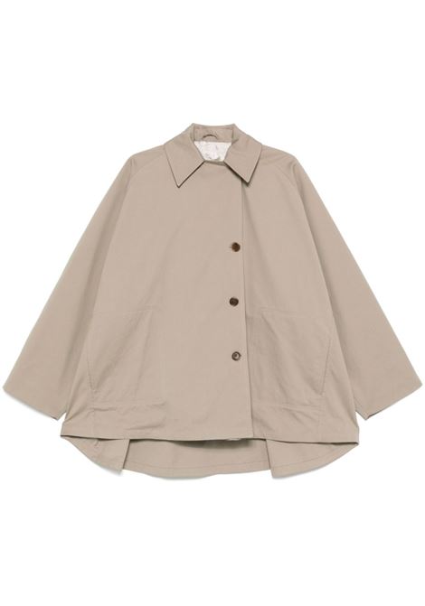 Beige short wide jacket Remain - women