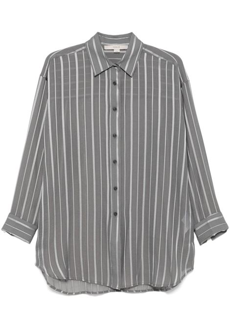 Grey striped shirt Remain - women REMAIN | 502656608