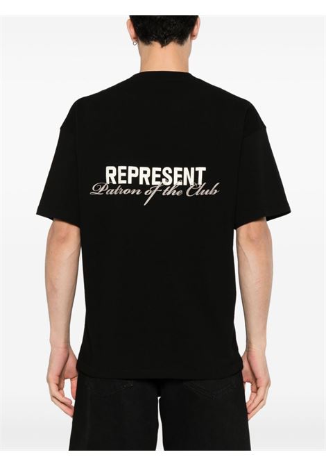 T-shirt Patron of The Club in nero Represent - uomo REPRESENT | MLM4274001