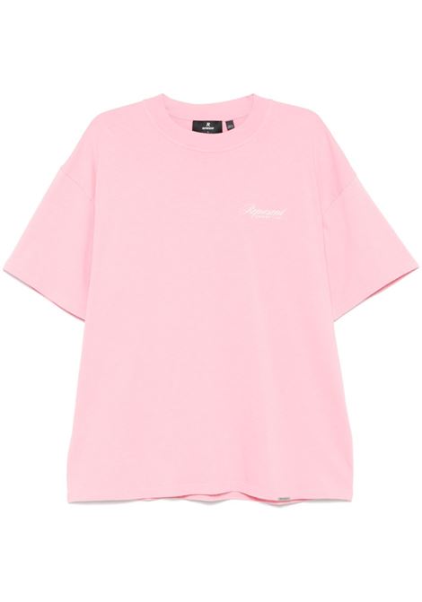 T-shirt Owners Club Script in rosa Represent - uomo