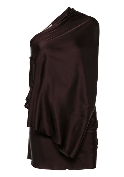 Brown one-sleeve top Rick owens - women RICK OWENS | Top | RP01E7234SCH14