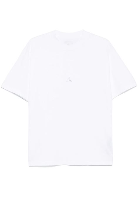 T-shirt con logo in bianco Roa - uomo