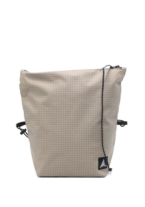 Sesame beige checked shoulder bag Roa - men ROA | RBUW263FA52BEG0001