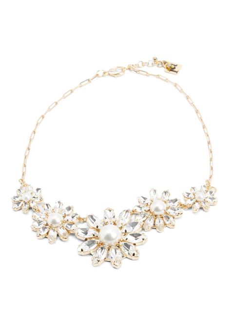 Collana Rosantica con cristalli in oro  - donna