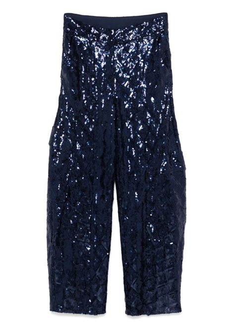 Pantaloni con paillettes in blu Rotate - donna ROTATE | 11333423182318