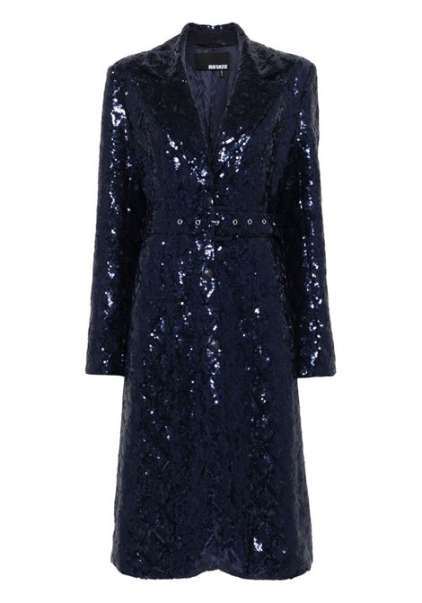 Blue sequinned coat Rotate - women