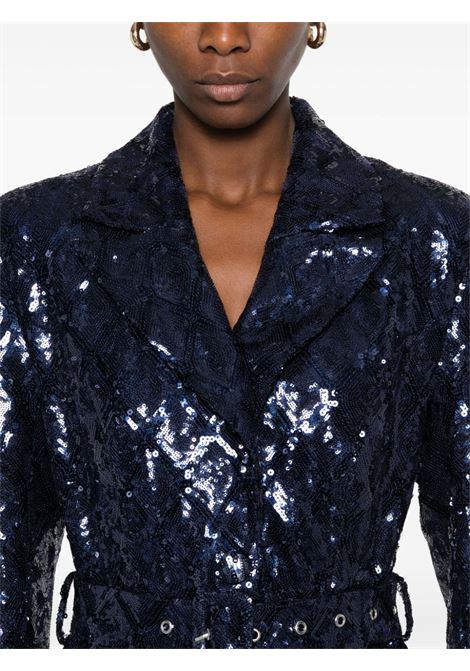 Cappotto con paillettes in blu Rotate - donna ROTATE | 11333723182318