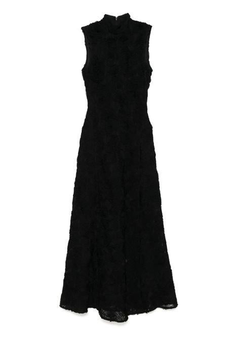 Black flower-mesh maxi dress Rotate - women ROTATE | 113617100100