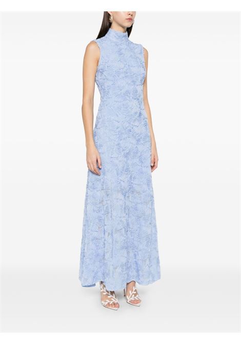 Light blue flower-mesh maxi dress Rotate - women ROTATE | 11361723222322