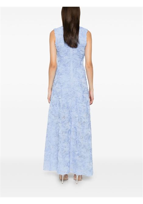 Light blue flower-mesh maxi dress Rotate - women ROTATE | 11361723222322