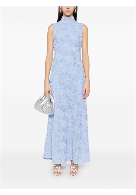 Light blue flower-mesh maxi dress Rotate - women ROTATE | 11361723222322