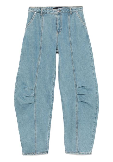 Light blue Sculptured balloon jeans Rotate - women