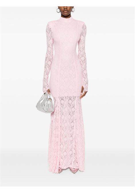 Light pink lace-detail long dress Rotate - women ROTATE | 11414210111011