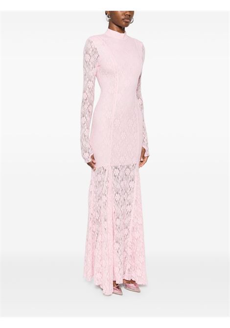 Light pink lace-detail long dress Rotate - women ROTATE | 11414210111011