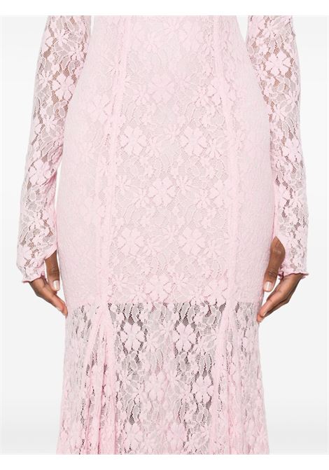 Light pink lace-detail long dress Rotate - women ROTATE | 11414210111011