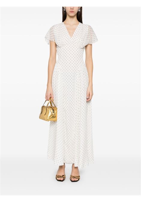 White polka-dot midi dress Rotate - women ROTATE | 114227857857